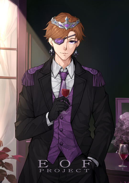 illustration commission for [ovalknight77] waist up shoot & full background