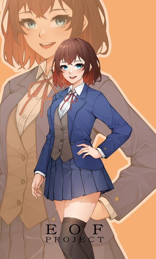 Retronika's character knee up shoot & simple background